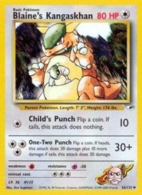 Blaine's Kangaskhan (36) [Gym Heroes]