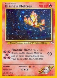 Blaine's Moltres (1) [Gym Heroes]