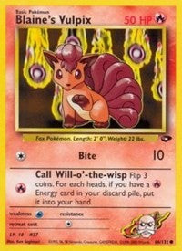 Blaine's Vulpix (66) [Gym Challenge]