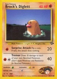Brock's Diglett (67) [Gym Challenge]