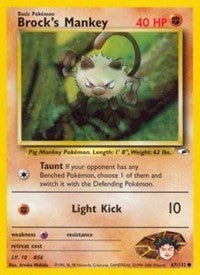 Brock's Mankey (67) (67) [Gym Heroes]