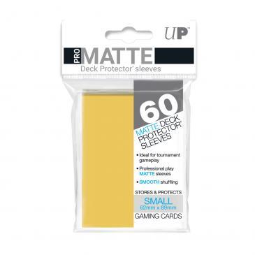 60ct Pro-Matte Yellow Small Deck Protectors