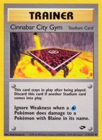 Cinnabar City Gym (113) [Gym Challenge]