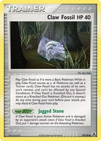Claw Fossil (78) [Legend Maker]