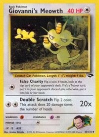 Giovanni's Meowth (43) (43) [Gym Challenge]