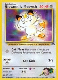 Giovanni's Meowth (74) (74) [Gym Challenge]