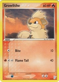 Growlithe (4) [EX Trainer Kit 2: Plusle & Minun]