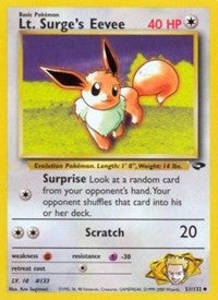 Lt. Surge's Eevee (51) [Gym Challenge]