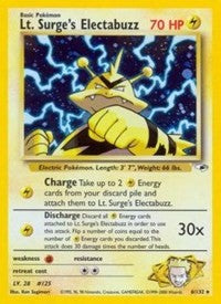 Lt. Surge's Electabuzz (6) (6) [Gym Heroes]