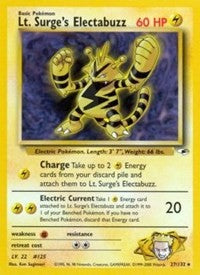 Lt. Surge's Electabuzz (27) (27) [Gym Heroes]