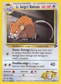 Lt. Surge's Raticate (53) [Gym Challenge]