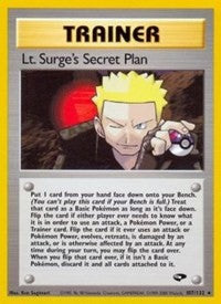 Lt. Surge's Secret Plan (107) [Gym Challenge]