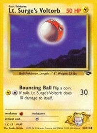 Lt. Surge's Voltorb (86) [Gym Challenge]