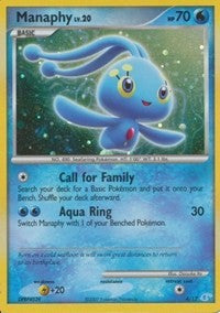 Manaphy (4) [DP Trainer Kit: Manaphy & Lucario]