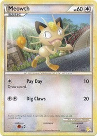 Meowth (#12) (12) [HGSS Trainer Kit: Gyarados & Raichu]