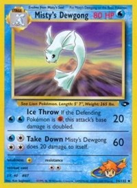 Misty's Dewgong (54) [Gym Challenge]