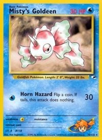 Misty's Goldeen (30) (30) [Gym Heroes]
