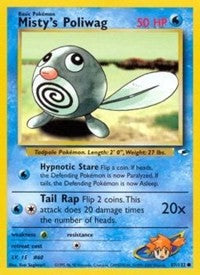 Misty's Poliwag (87) [Gym Heroes]