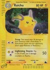 Raichu (H25) (H25) [Skyridge]