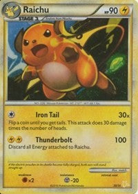 Raichu (#30 Holo) (30) [HGSS Trainer Kit: Gyarados & Raichu]