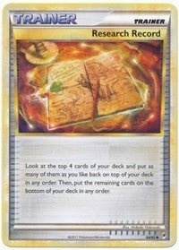 Research Record (84) [Call of Legends]