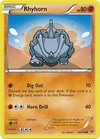 Rhyhorn (60) [XY Base Set]