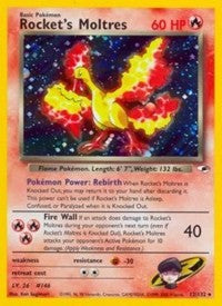 Rocket's Moltres (12) [Gym Heroes]