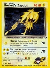 Rocket's Zapdos (15) [Gym Challenge]