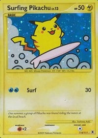 Surfing Pikachu (114) [Rising Rivals]
