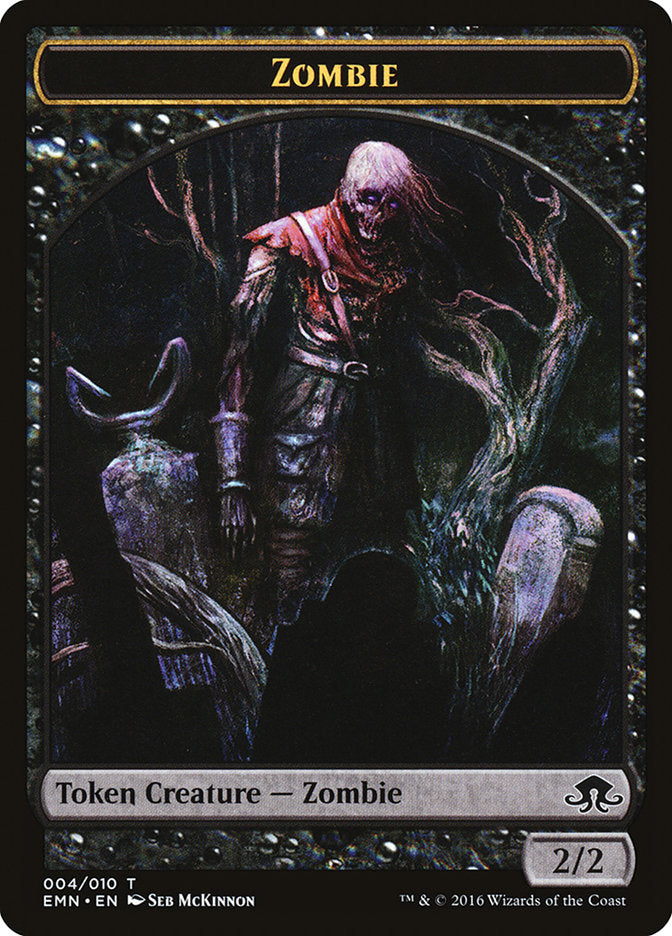 Zombie (004/010) [Eldritch Moon Tokens]