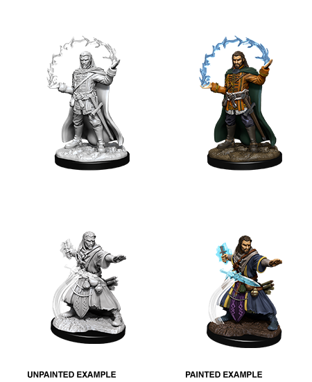 Unpainted Minis: W11: D&D: Human Male Wizard