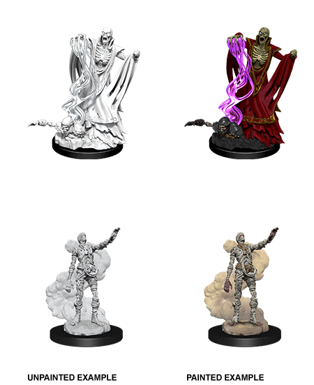 Unpainted Minis: W11: D&D: Lich & Mummy Lord