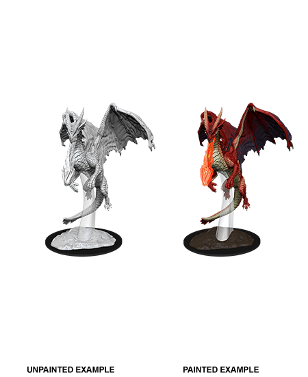 Unpainted Minis: W11: D&D: Young Red Dragon