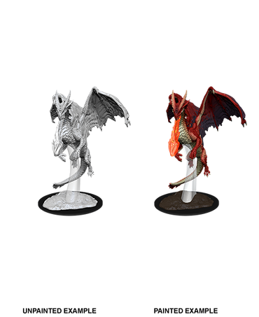 Unpainted Minis: W11: D&D: Young Red Dragon