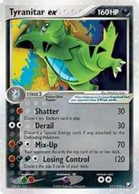 Tyranitar ex (111) [Unseen Forces]