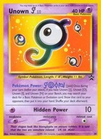 Unown [J] (38) [WoTC Promo]