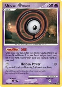 Unown [O] (70) [Secret Wonders]