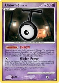 Unown [T] (67) [Mysterious Treasures]