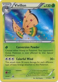 Vivillon (High Plains [Orange]) (17) [XY Base Set]