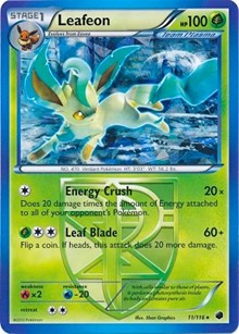 Leafeon (BW Plasma Freeze) (11) [Deck Exclusives]