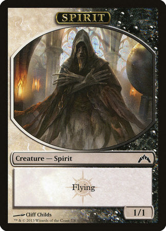 Spirit Token (Black/White) [Gatecrash Tokens]