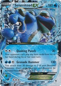 Seismitoad EX (20) [XY - Furious Fists]