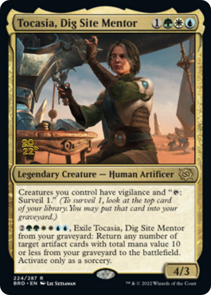 Tocasia, Dig Site Mentor [The Brothers' War: Prerelease Promos]