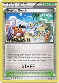 Tropical Beach (Staff) (BW28) [Black and White Promos]