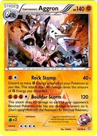 Team Magma's Aggron (14) [Double Crisis]