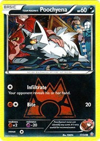 Team Magma's Poochyena (17) [Double Crisis]