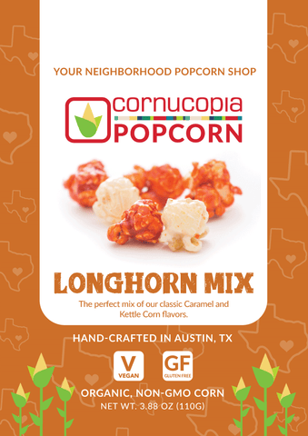 Longhorn Mix Popcorn (V & GF) Signature Bag