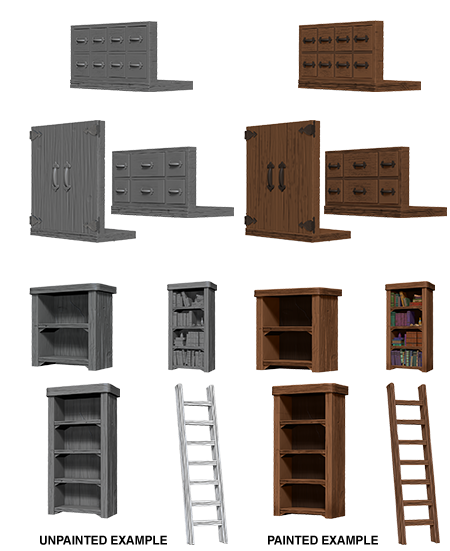 Unpainted Minis: W05: WZK: Archivist Library