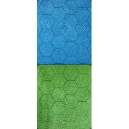 Chessex Megamat 1 Inch Reversible Blue-Green Hexes