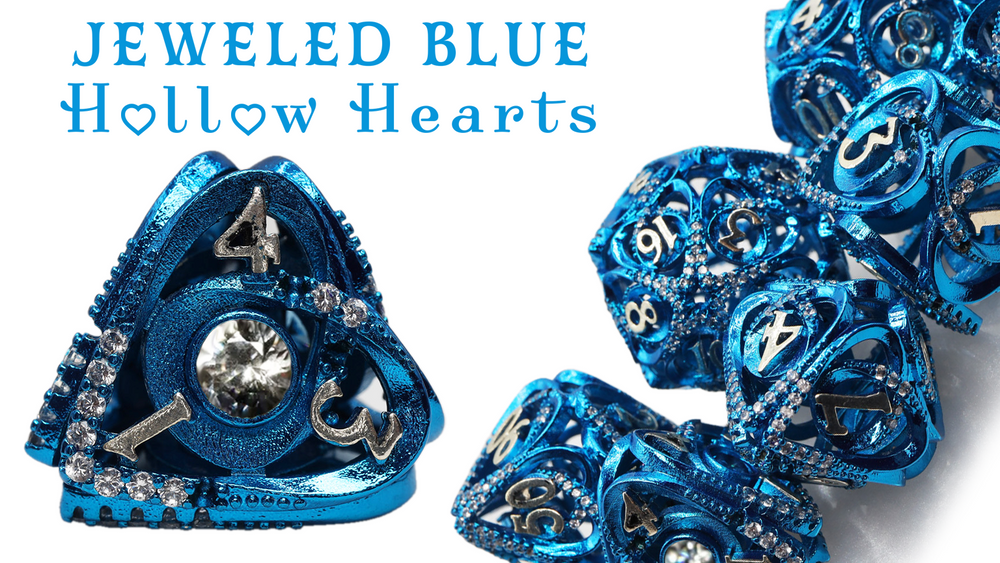 Hollow Hearts RPG Set Jeweled  - Blue